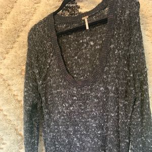 Speckled free people sweater dress